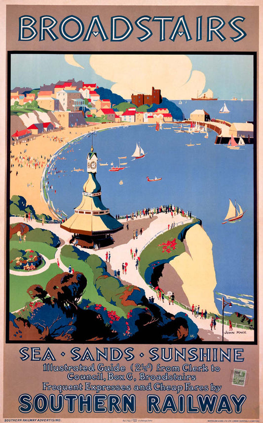 Southern Railway Broadstairs Travel Poster 0000-0879