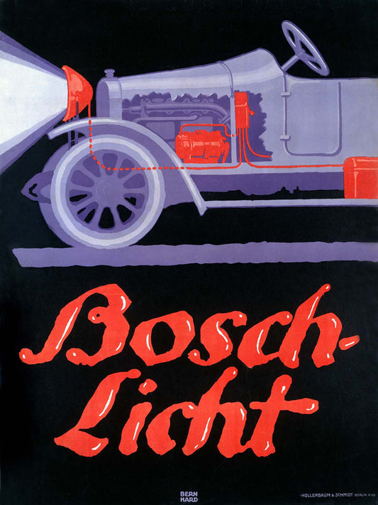 Robert Bosch Automobile Light Poster 0000-0959