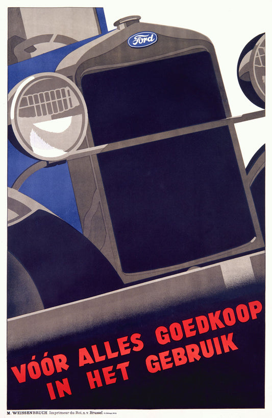 Dutch Ford Automobile Poster 0000-1191