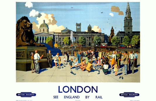 British Railway London Travel Poster 0000-1225