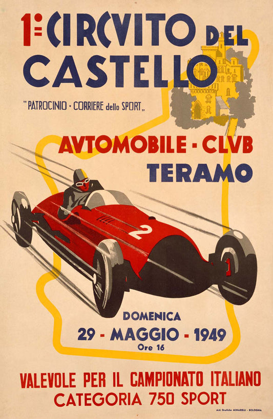 Castello Auto Grand Prix Poster 0000-1377