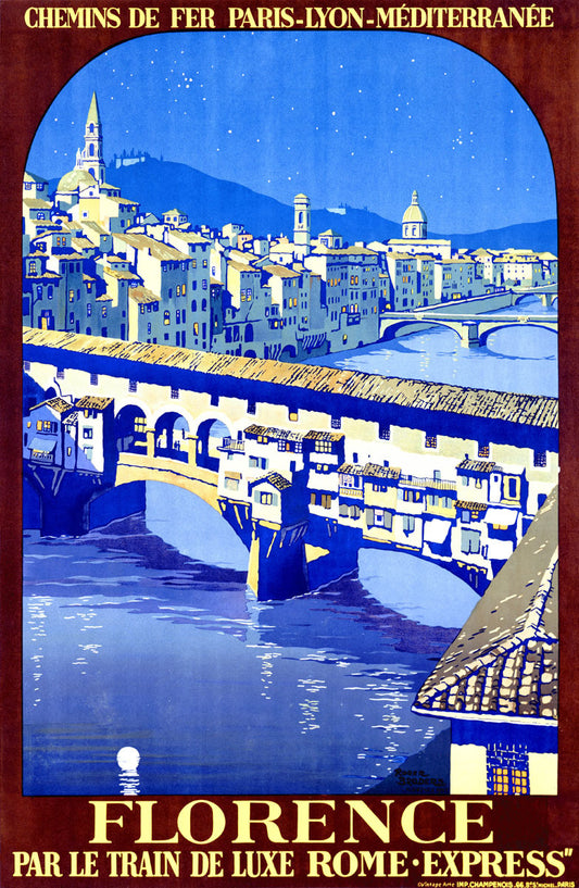 PLM Railway Florence Travel Poster 0000-1382