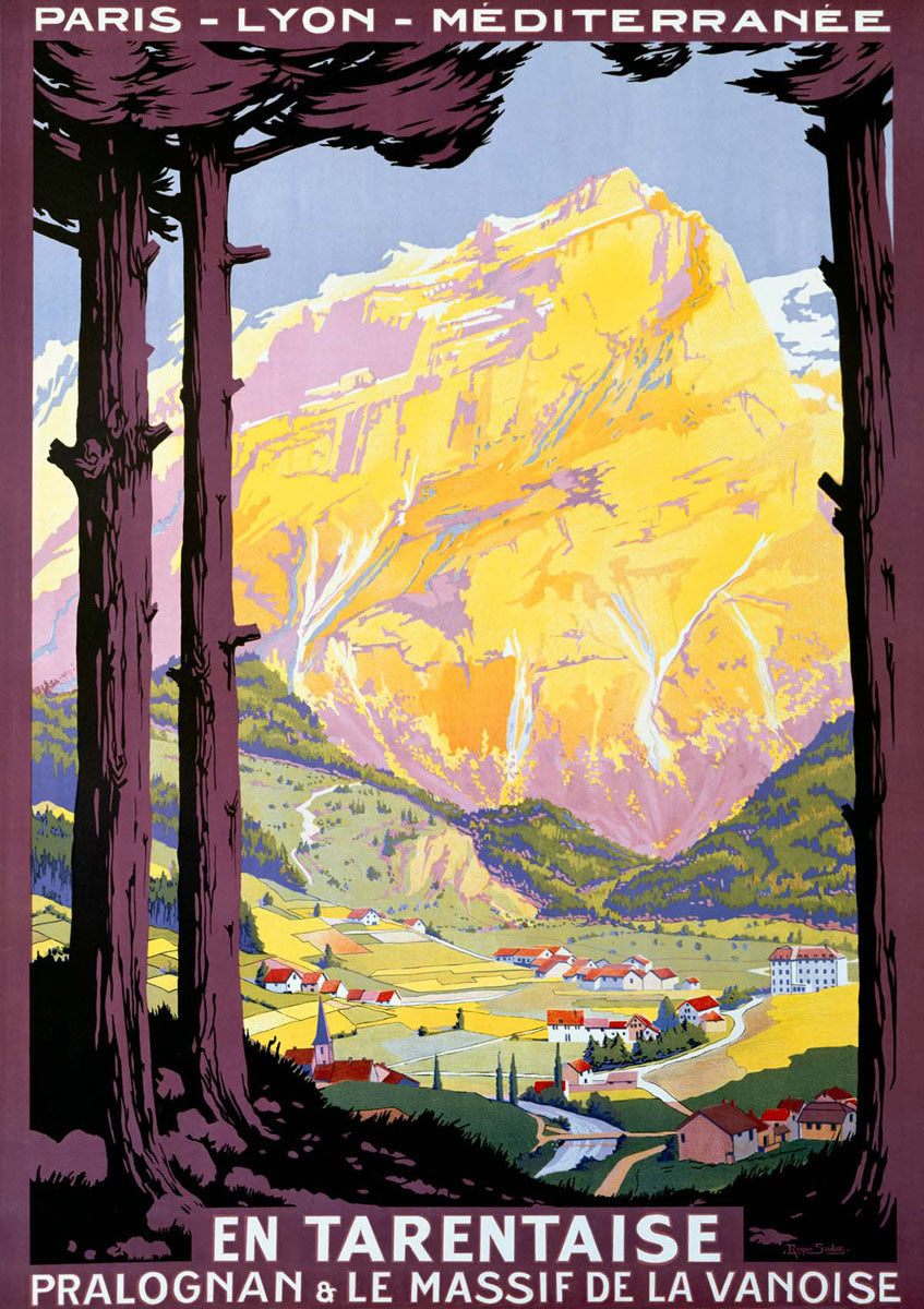 PLM Railway En Tarentaise Travel Poster 0000-1421