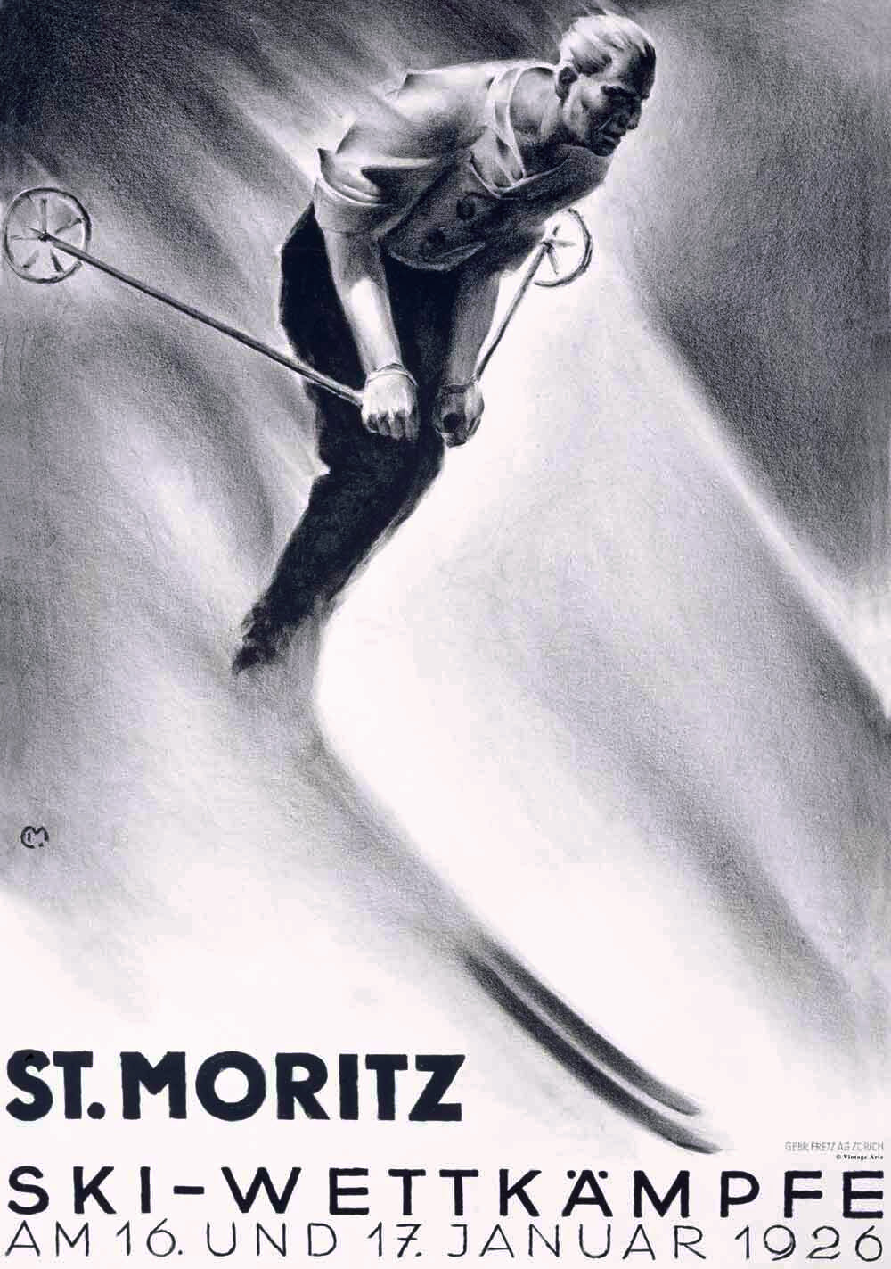 St. Moritz, Ski 0000-2961