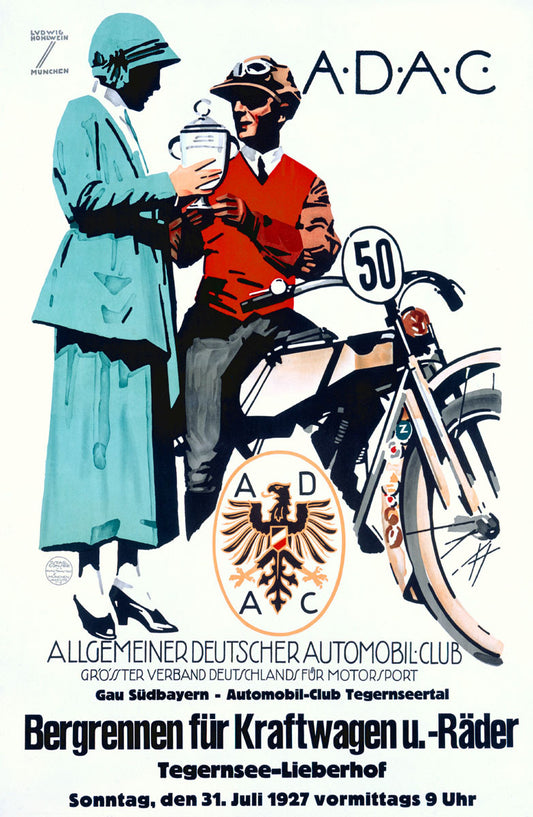 German Automobile Club BMW Poster 0000-3291