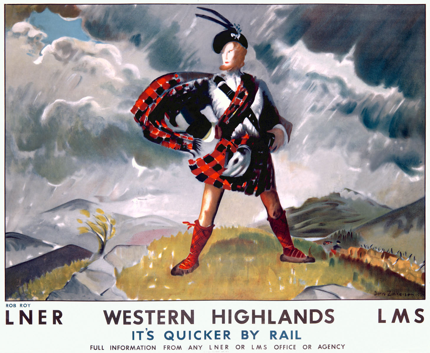 LNER Railway Western Highlands Poster 0000-3763