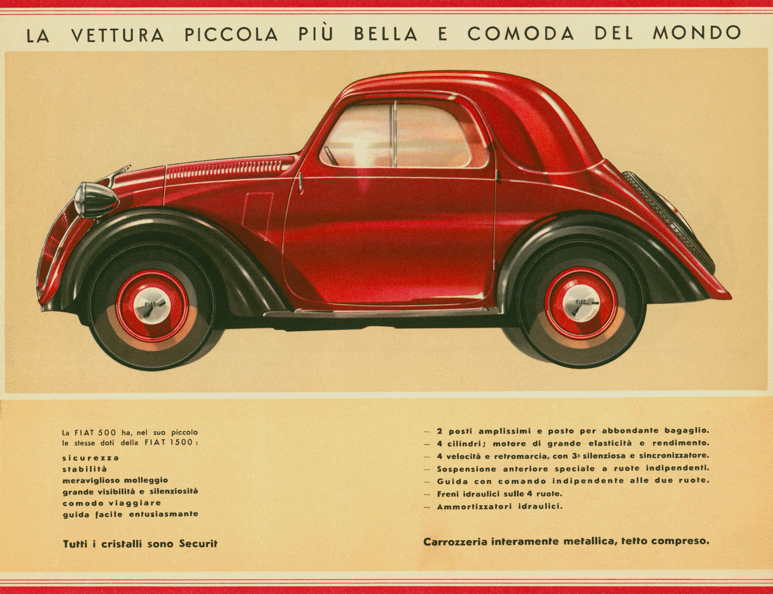 La Vettura Topolino Fiat 0000-3916