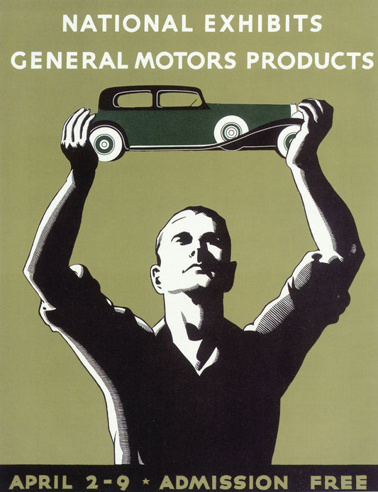 General Motors National Car Show Poster 0000-4937