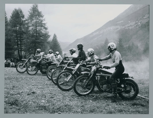 Bultaco Motocross Starting Gate Poster 0000-4990