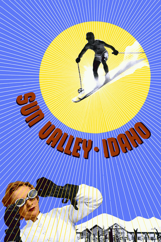 Sun Valley Idaho Winter Ski Poster 0000-6269