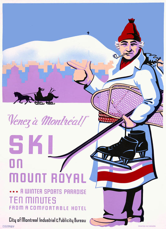 Canadian Mount Royal Ski Poster 0000-6359