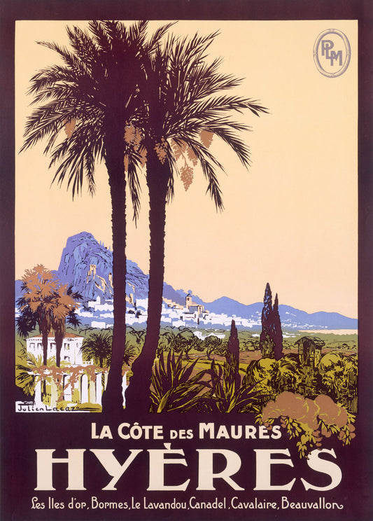 Travel to Hyeres France Poster 0000-6400