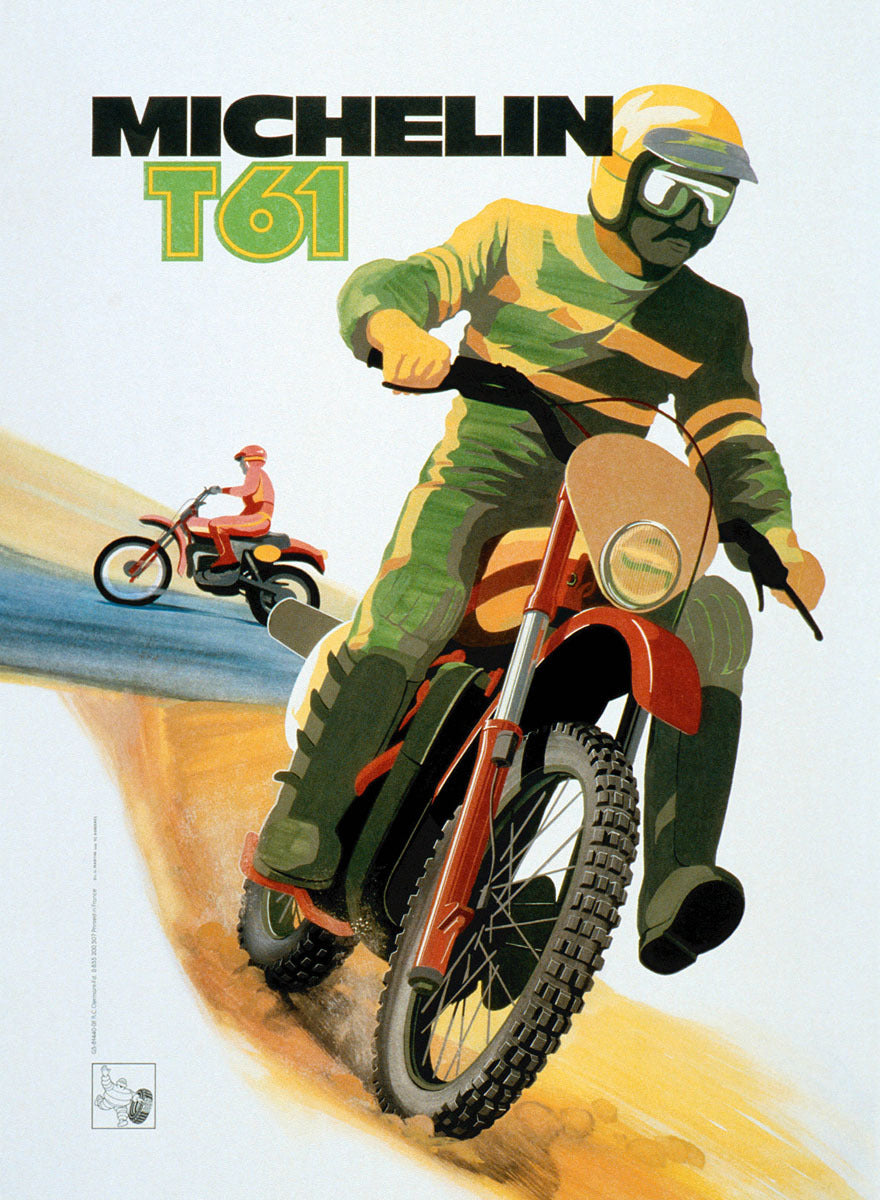 Michelin T61 Motocross Tire Poster 0000-6767