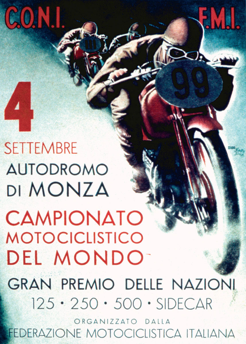 Autodromo Ducati Motorcycle Poster 0000-8552