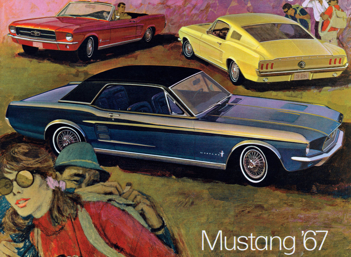 Auto Product Lit- 1967 Ford Mustang 1966 0400-2586