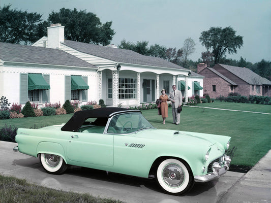 1955 Ford Thunderbird with soft top in place 0400-8335