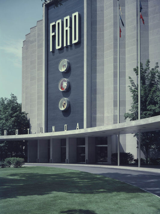 1956 Ford Rotunda entrance 0400-8343