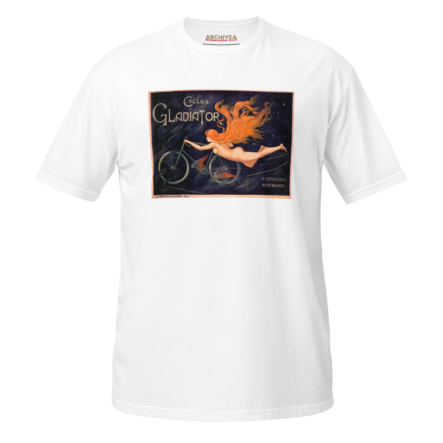 Bicycle Gladiator Woman France T-Shirt 0000-0263