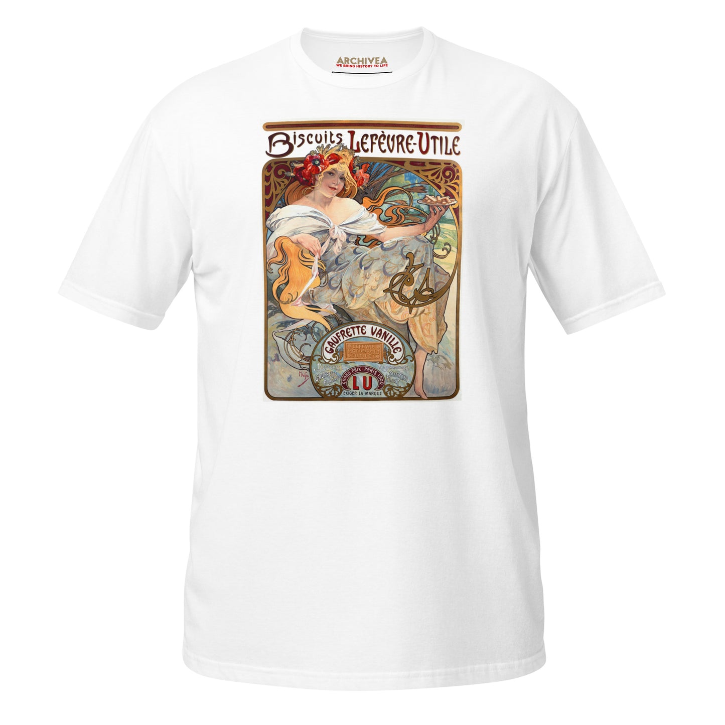 Mucha LU Biscuits France T-Shirt 0000-0344