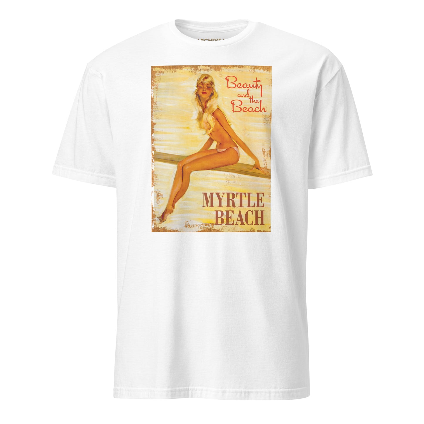 Vintage Customizable Beach Girl T-Shirt 0003-1735