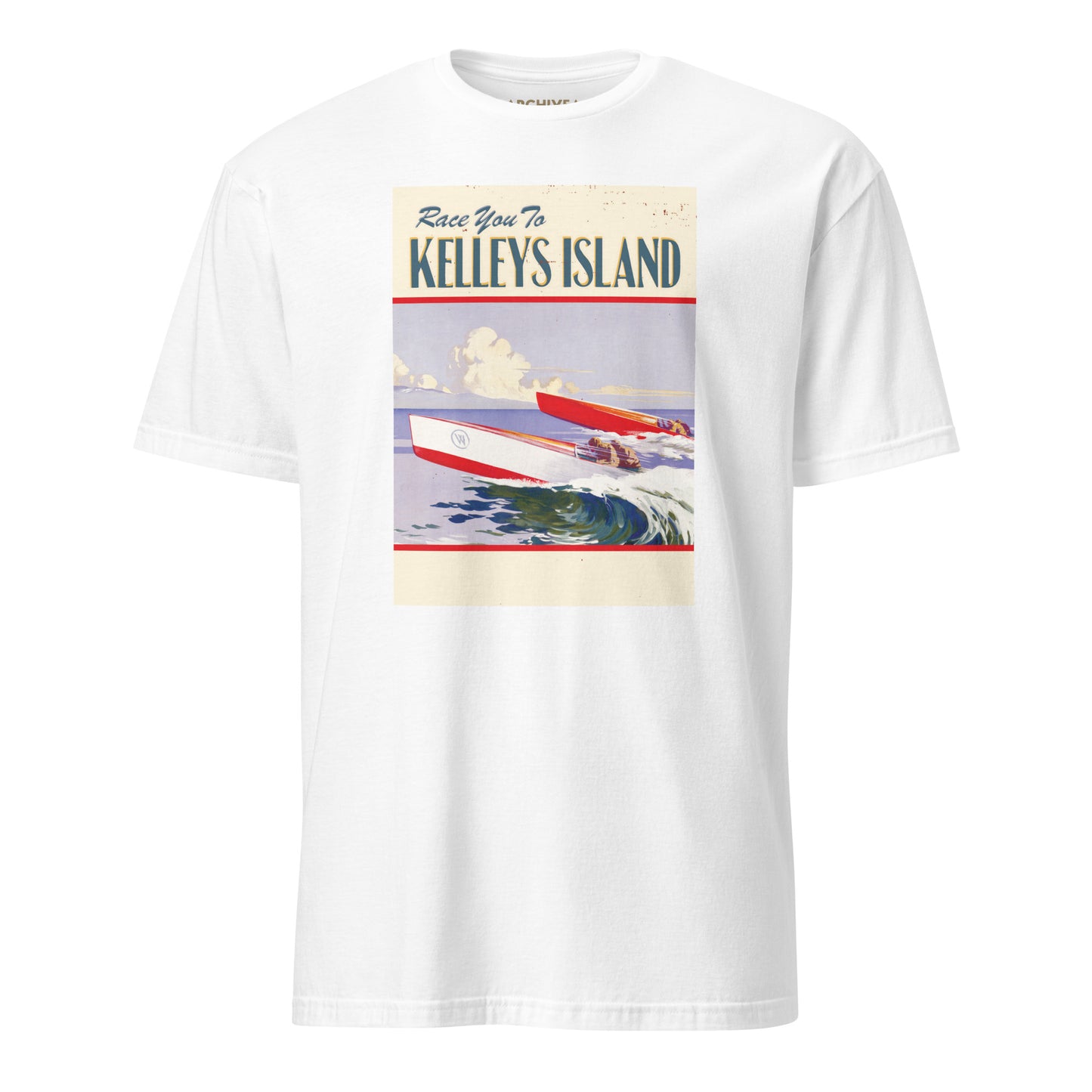 Vintage Customizable Speedboat T-Shirt 0003-1750