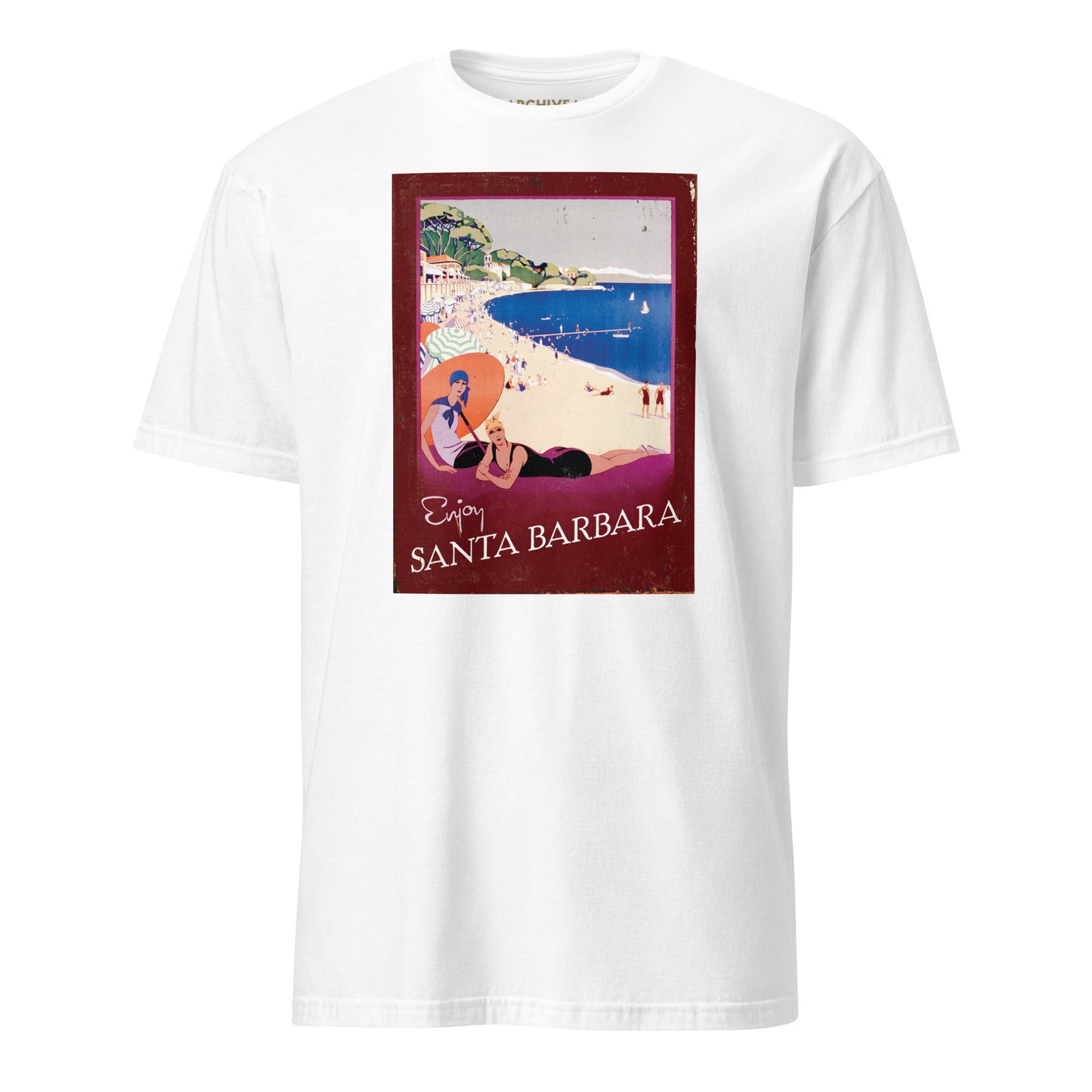 Vintage Customizable 1920s Beachside T-Shirt 0003-1741