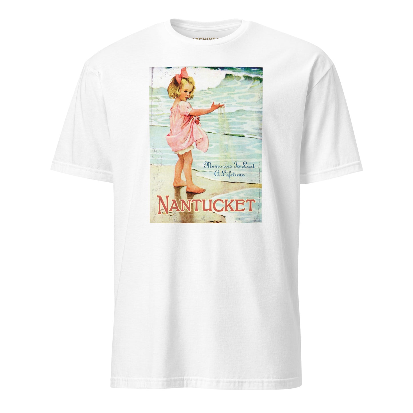 Vintage Customizable Beach Sand T-Shirt 0003-1729